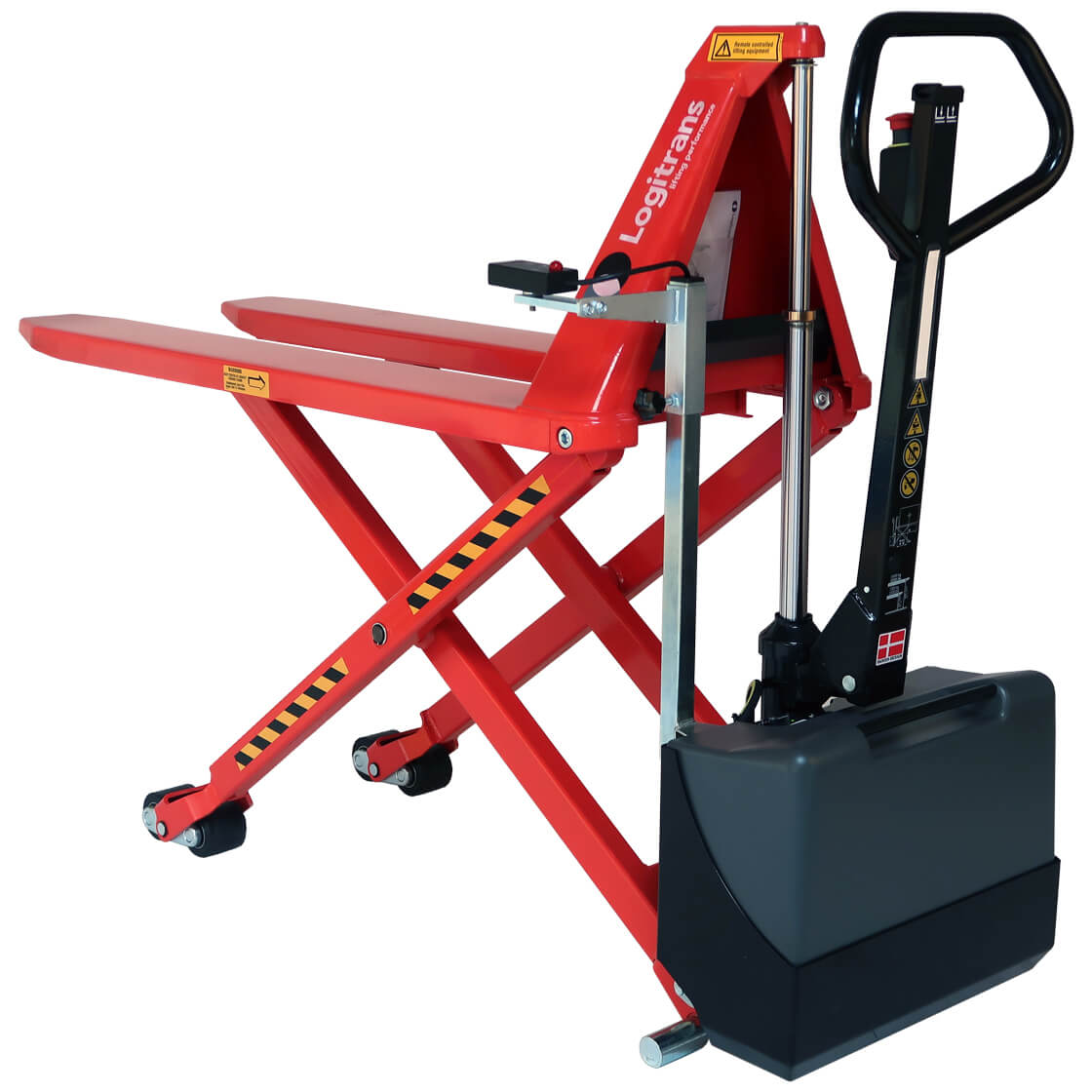 Højtløfter med positioneringsudstyr