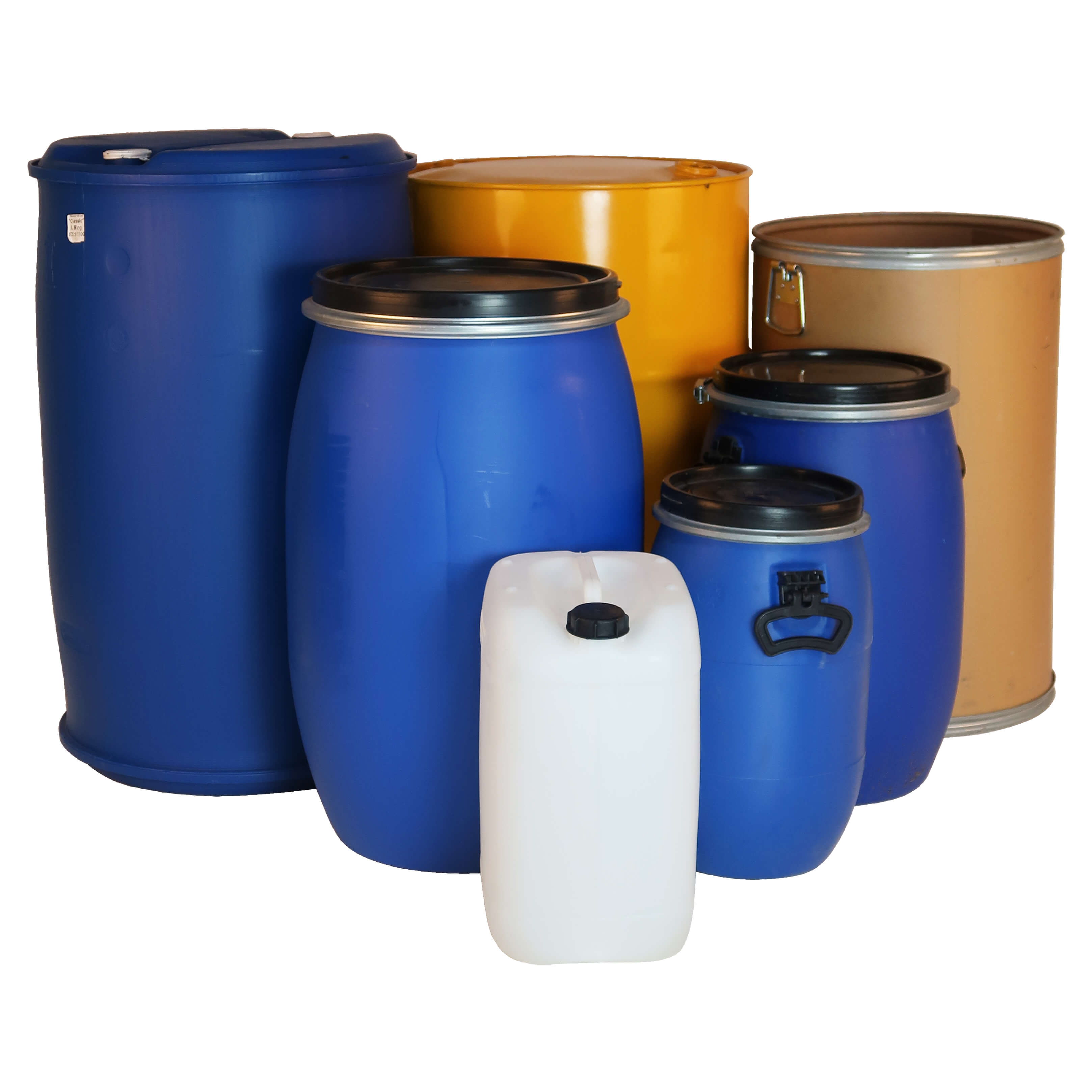 Some of the drums which can be handles by a Multi drum turner